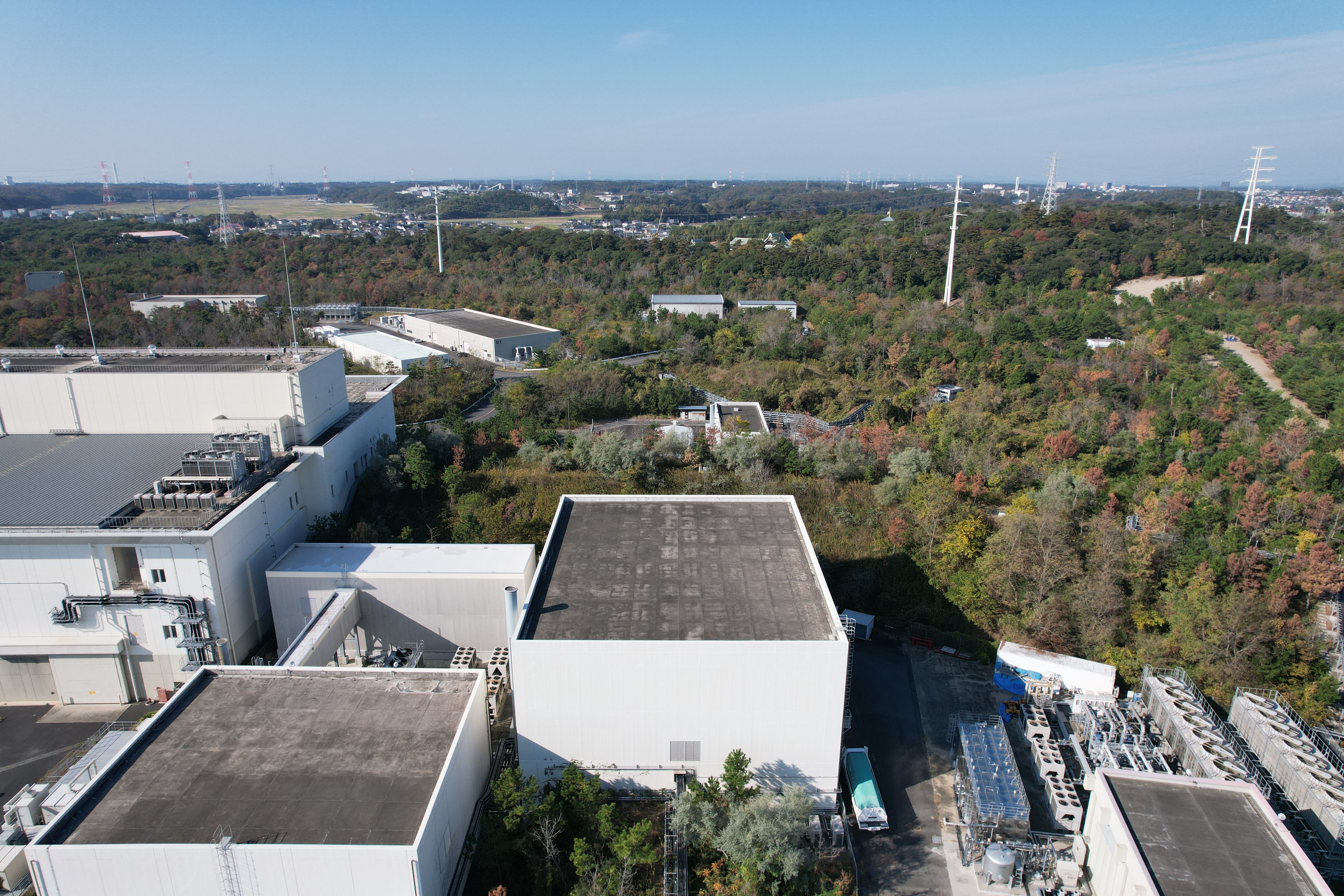 Aerial View of the Neutrino Target Station Building【4-056】