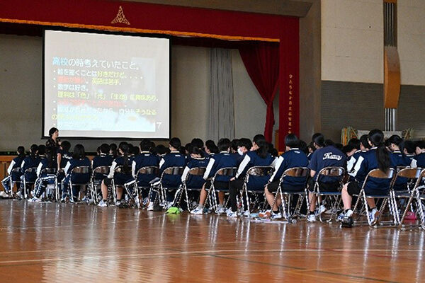 2026年10月7日、ひたちなか市立勝田第一中学校にて「J-PARC出張講座 (授業) 」を実施しました